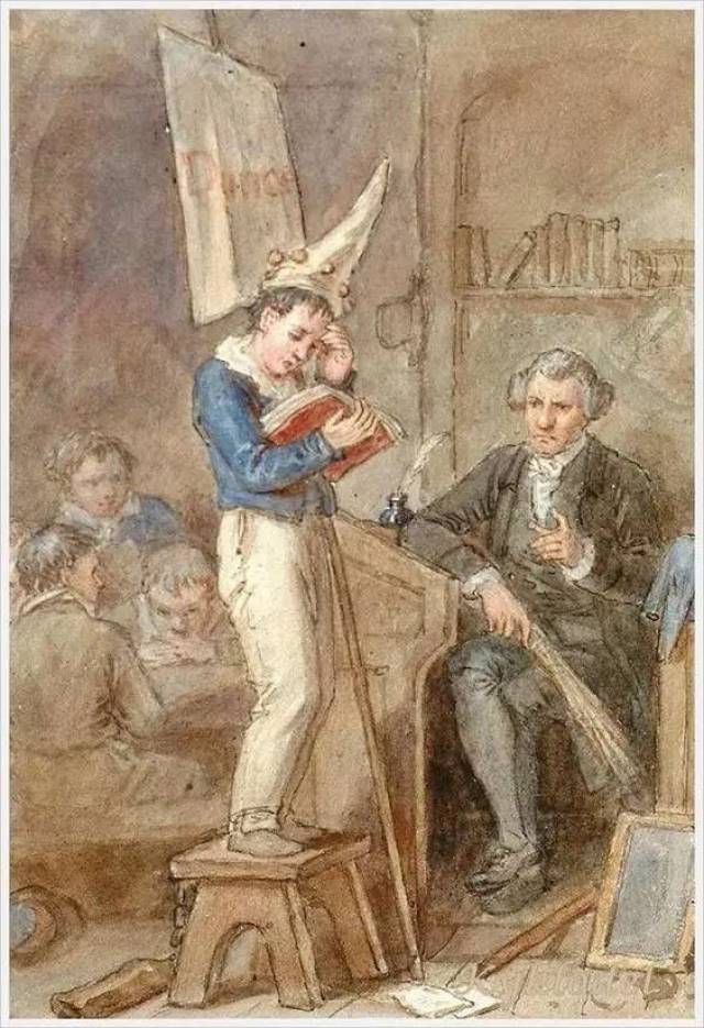 the dunce, john masey wright 罚站