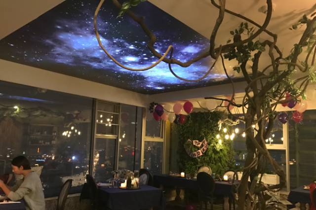 星空主题の 西餐厅