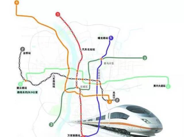 579公里,连接长沙汽车西站,长沙火车站,长沙火车南站三大客运枢纽.