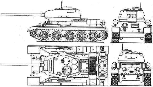 为了应对这一情况,1943年,t34主炮改装为85mm火炮.