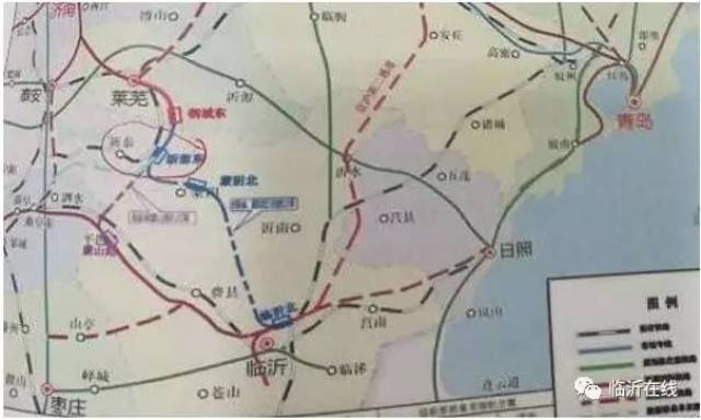 济莱高铁将南延至临沂 与鲁南高铁临沂北站相接 线路为出新泰站后转向