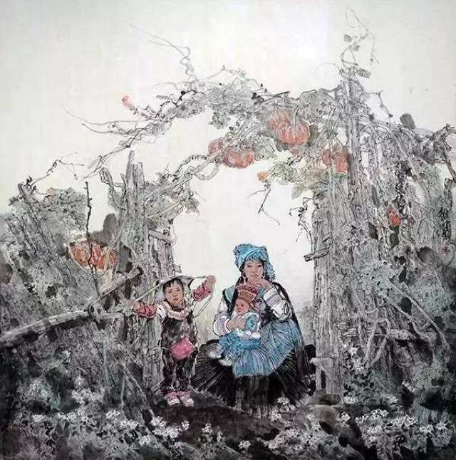 著名画家类维顺—人物作品欣赏