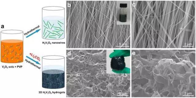 武汉理工大学麦立强教授:基于三维钒氧化物水凝胶的高