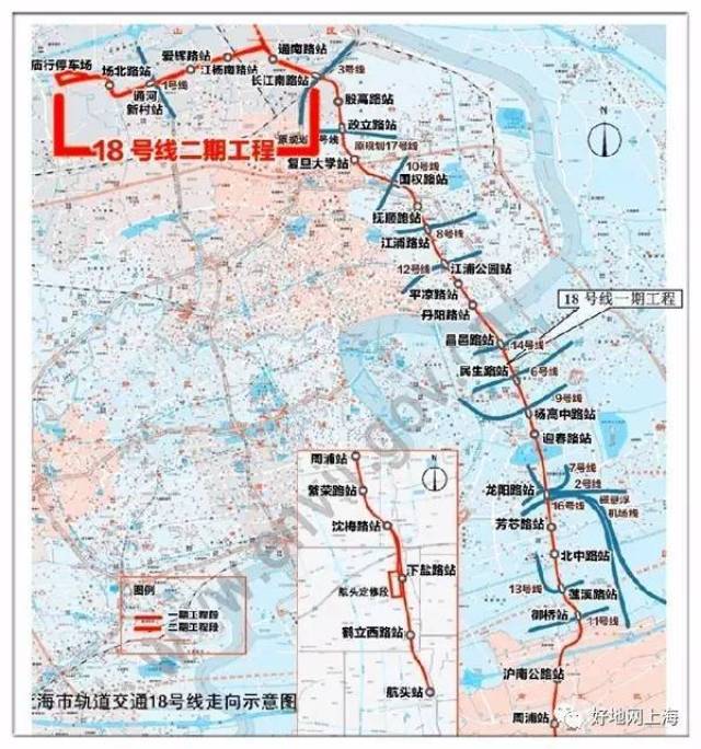 上海"换乘王"18号线22座车站开建 上海下半年3条地铁路线将运营