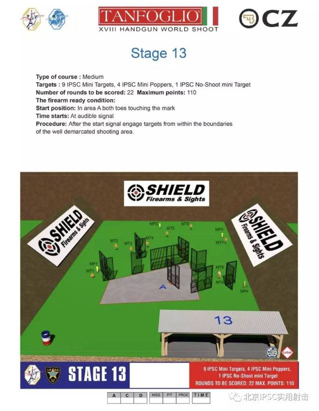 第18届ipsc世界五级赛暨2017法国赛场景图详解