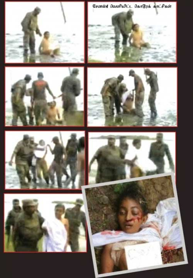 图文:斯里兰卡内战泰米尔猛虎组织电视主播遭奸杀
