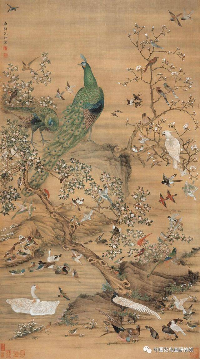 沈铨vs吕纪 | 明清工笔花鸟画大对决!