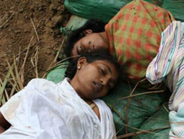 图文:斯里兰卡内战泰米尔猛虎组织电视主播遭奸杀