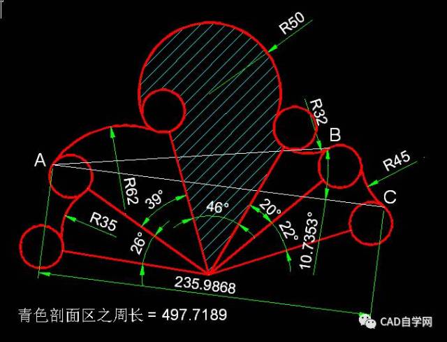 cad进价级练习题及详细答案(35)