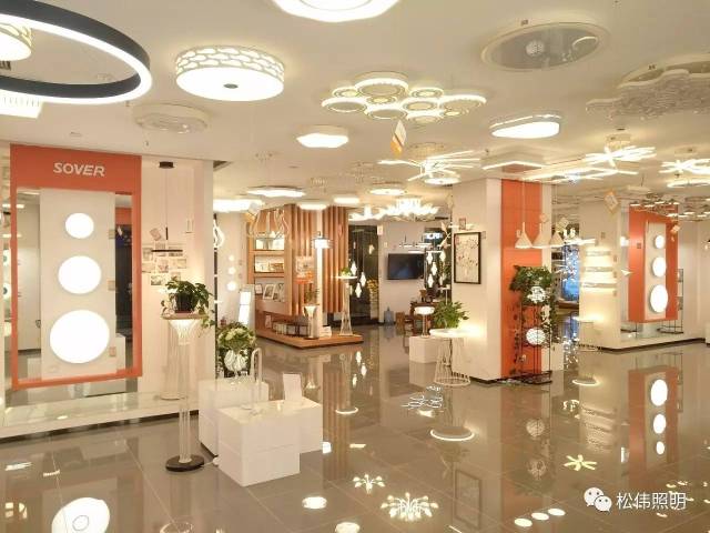 形象升级-sover松伟陕西省西安市同泰灯具城灯玛特专卖店!
