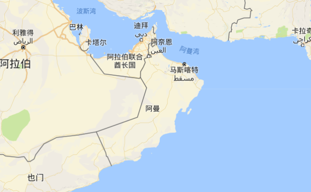 【地理位置】:阿曼在亚洲的西边,在阿拉伯半岛的东南部,比咱们的云南
