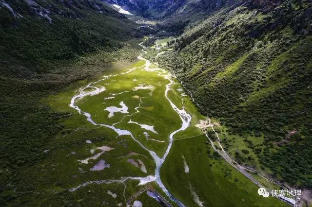 贡嘎银沟是美景汇萃地