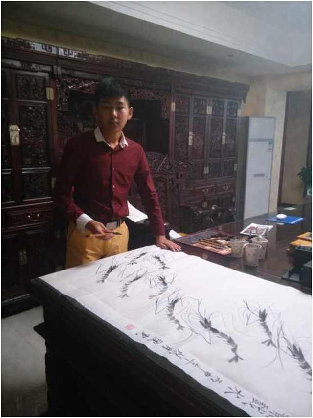 少年强,中国强,中华青少年书画家陈宽