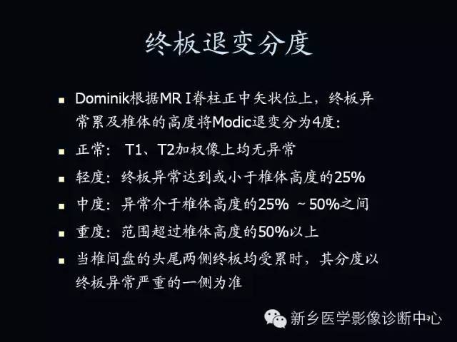 腰椎终板炎的mr分型