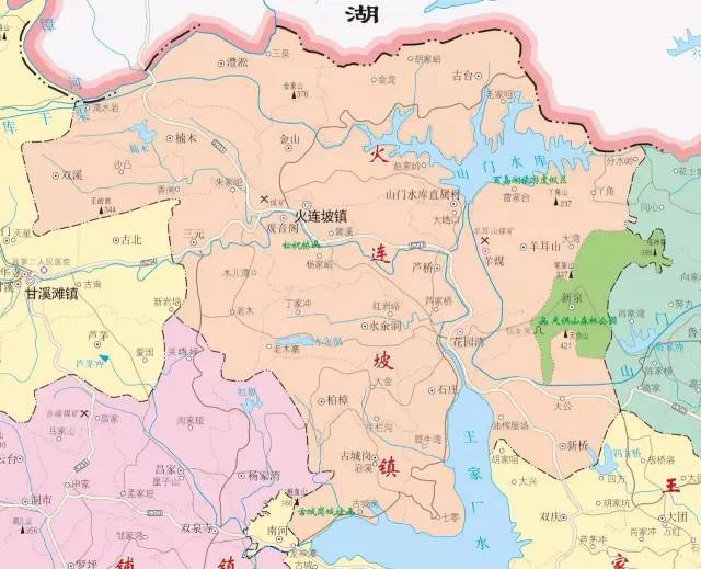 2017最新版澧县行区划图出炉,快来找找你的家乡吧!