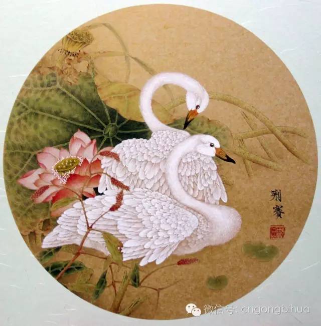 荆赛工笔画--新娘画的竟如此之美.