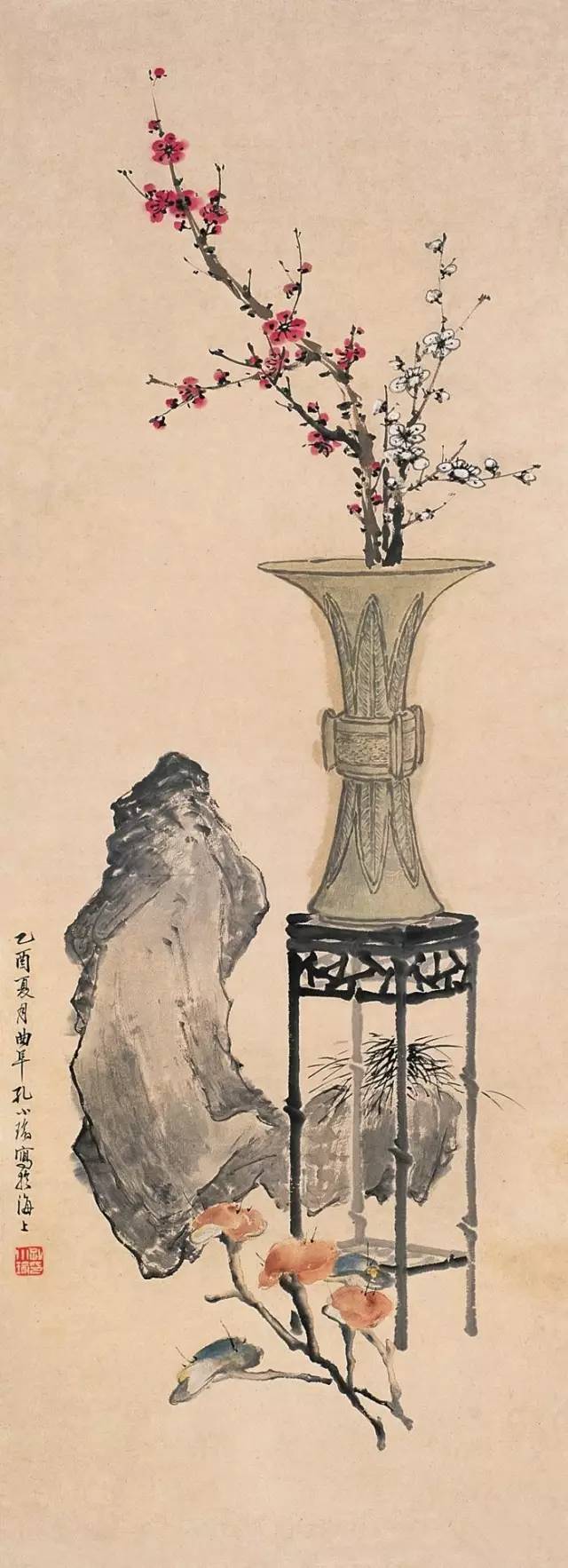 丹青妙笔|孔小瑜与博古画(130幅清晰作品)