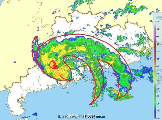 12级台风帕卡已登陆台山!珠三角普遍狂风