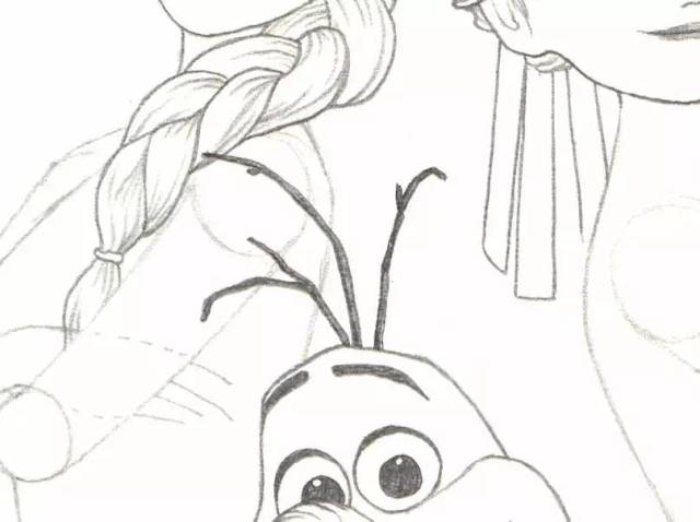 零基础绘画教程 | elsa& anna