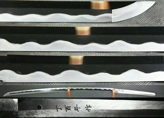传统自炼玉钢 正宗日本古法研磨顶级武士刀