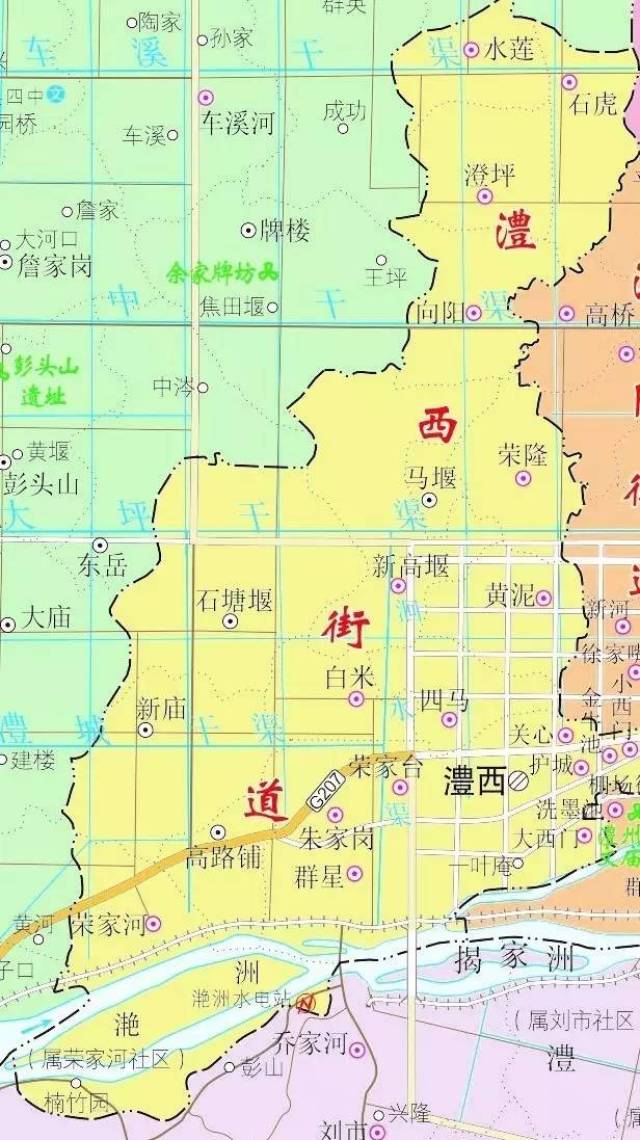 【关注澧州】最新:2017版澧县行政区划图