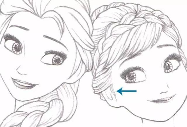 零基础绘画教程 | elsa& anna