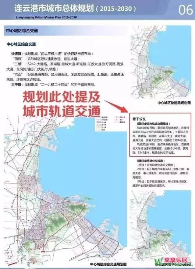 2030年连云港轨道交通线路图,一起来看看!