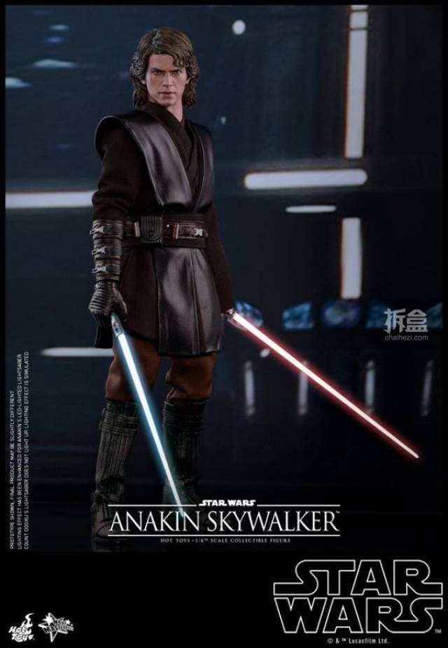 hottoys《星球大战3:西斯的复仇》阿纳金·天行者1:6可动人偶