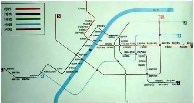 随着地铁1号线的开通 南昌人也迈入了地铁时代 南昌轨道交通网规划为"