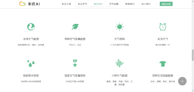 推荐6个微信小程序天气接口Api