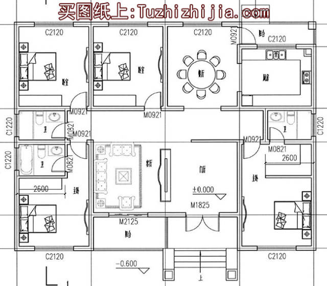 这款农村一层四间平房设计图方案刷爆朋友圈,好多人看