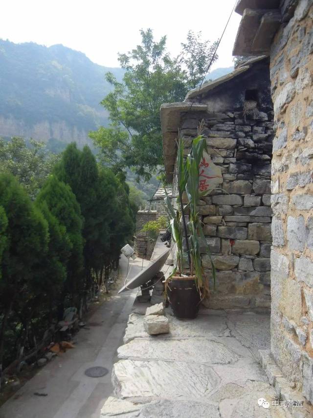 中国传统村落丨太行山脉里的石头村-岳家寨