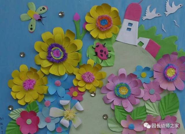 幼儿园纸雕作品欣赏,非常唯美!