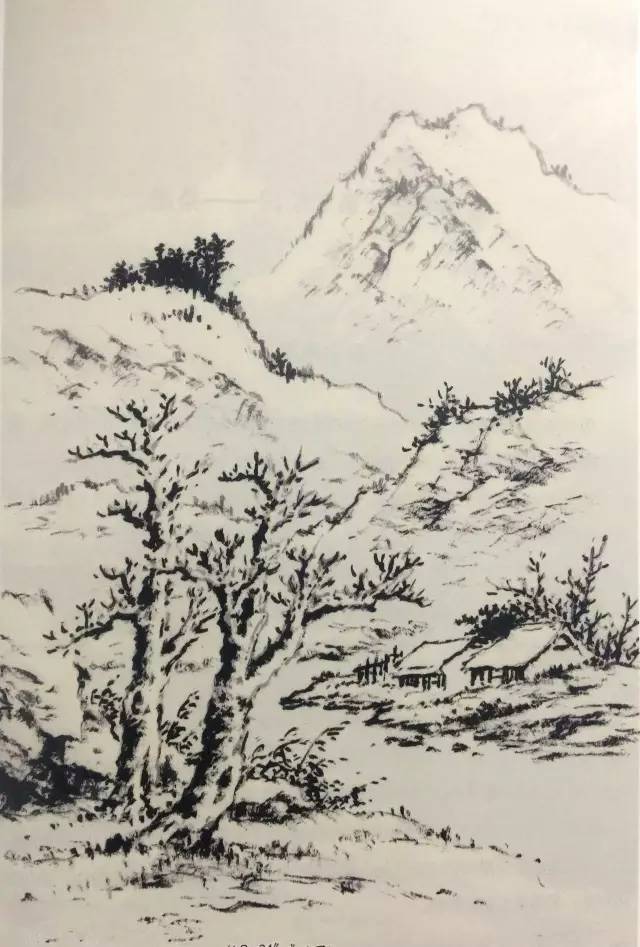 国画教程:教你三步画山水!