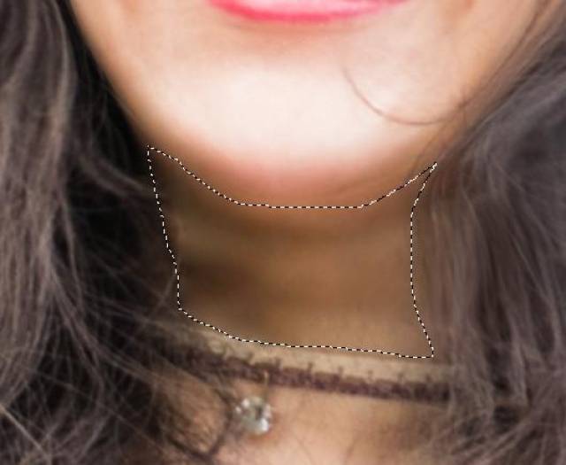 修图小技巧：手把手教你如何去掉双下巴！