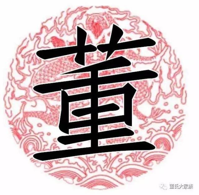 霸气!董字竟如此漂亮,董氏宗亲赶紧收下!
