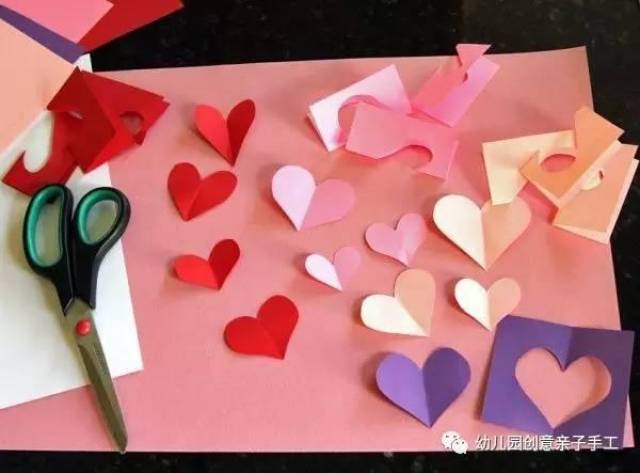 幼儿园卡纸与折纸手工:16个创意爱心教程,暖心小瞬间收获感动
