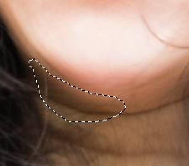 修图小技巧：手把手教你如何去掉双下巴！