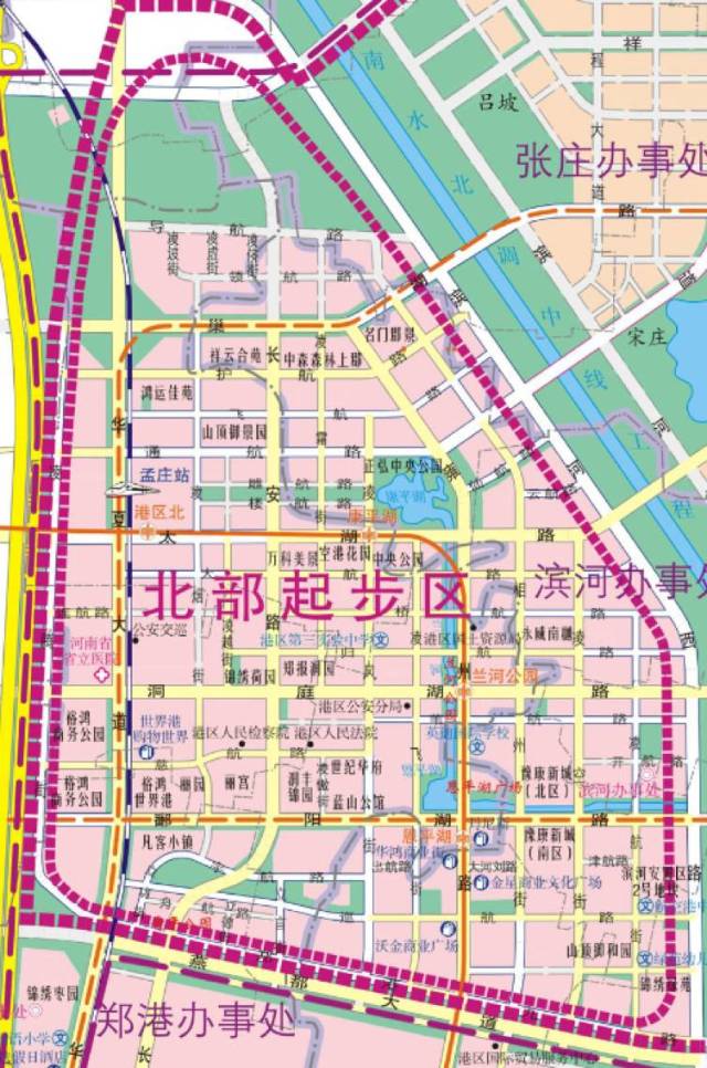 6句话教你认识航空港区的道路