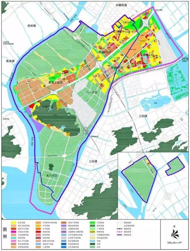 红旗中心镇用地布局规划图 九,综合交通规划