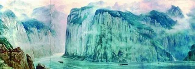 中南海紫光阁壁画《三峡英姿》