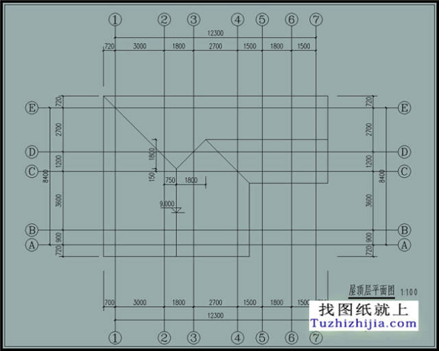 非常洋气的-农村二层cad设计图,好多人看了都想建!