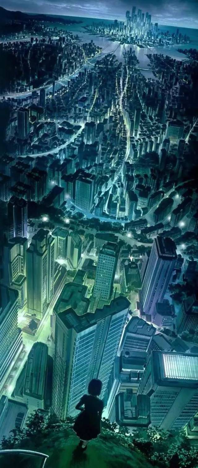 吞云吐雾 相貌可怖,却能与人相处 pic:pinterest 将城市以俯视的场景