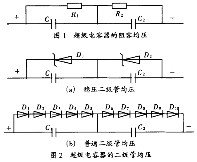 因此,实现超级电容器电压均衡电路的基本要求为,端电压达到设定值