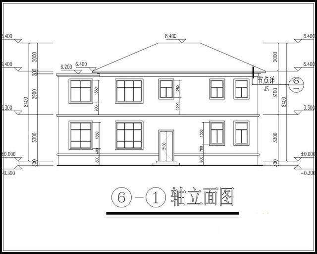 14x9米农村二层房屋设计图,8间卧室,20万左右