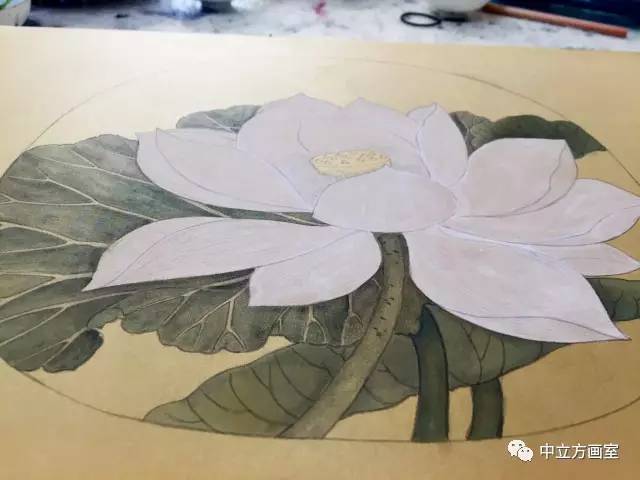 经典宋人小品 | 工笔 出水芙蓉图>步骤解析