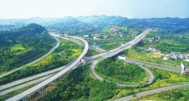 安岳,止于川渝界安岳龙台镇高子湾,对接重庆市规划的合川至安岳高速
