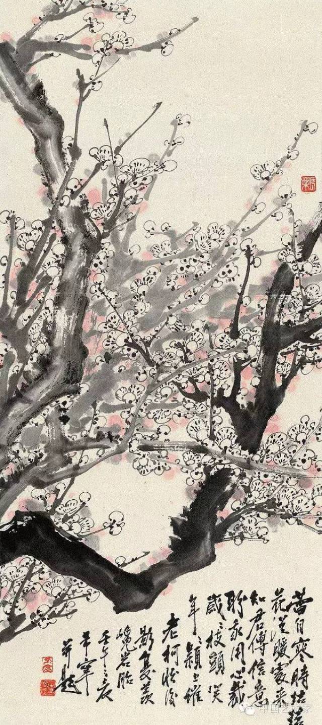 22位大师画梅花 大饱眼福