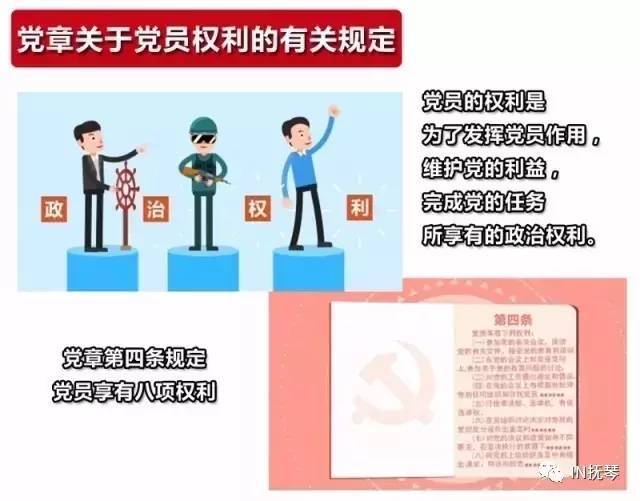 微党课|图解党员权利义务