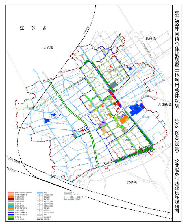 外冈镇(2016-2020年)土地利用总体